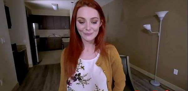  ginger teen riding stepdad and 039 s dick in pov lacy lennon
